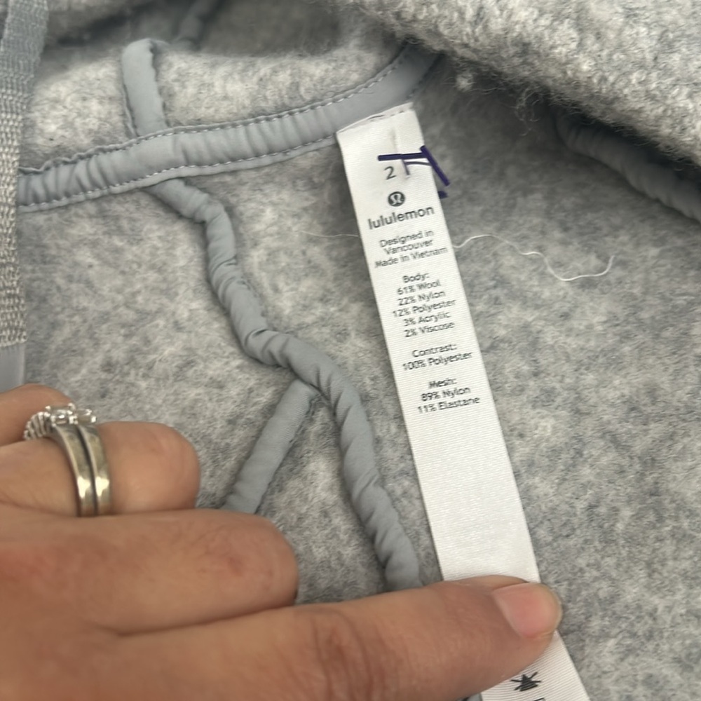 Lululemon So Sherpa Hooded Wool Jacket - Picture 7 of 10
